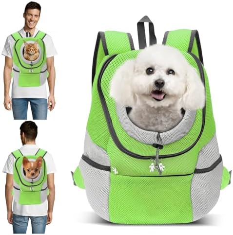 PETCUTE Dog Backpack Carrier Cat Carrier Pet Travel Carriers for Small Dogs and Cats Pet Travel Backpack