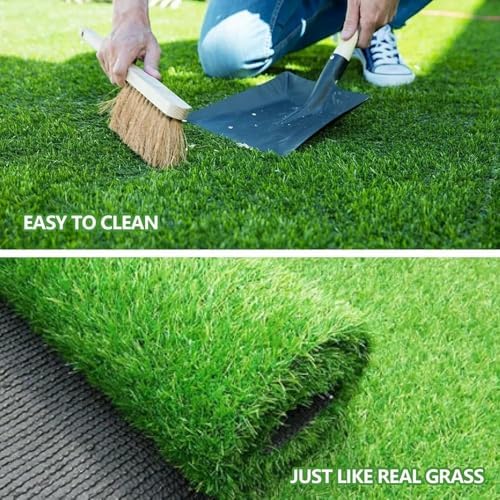 Artificial Grass for Dogs Pee Tray Fake Grass Mat for Professional Puppy Potty Trainer Replacement Dog Grass Pad for Indoor and Outdoor (78.7 x 39.4 Inch (Pack of 1))