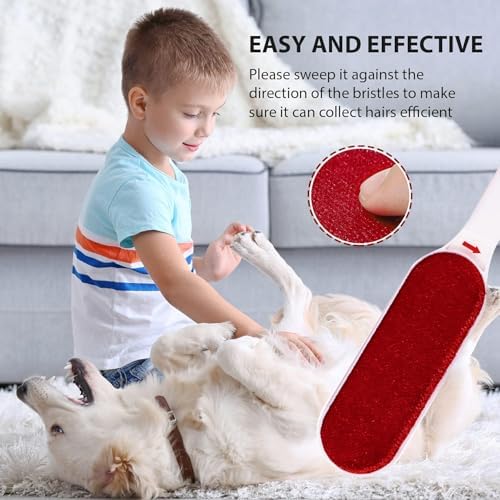 Pet Hair Remover: Reusable Dog Cat Lint Brush for Couch Furniture - 1 Pack