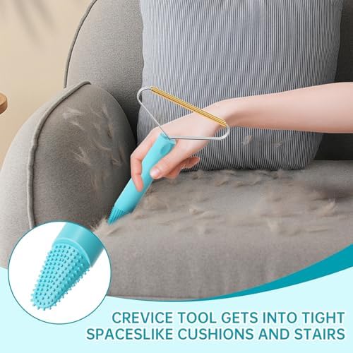 3-Pack Pet Hair Remover Carpet Rake, Dog Cat Hair Remover, Carpet Scraper