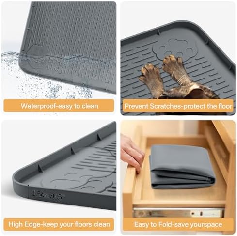 57" x40" Pee Pad Holder for Dogs Puppy Pad Holder Dark Gray