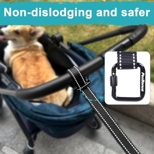 PetBonus Dog Leash Wrist Strap with Lockable Clip for Dog Retractable Leash
