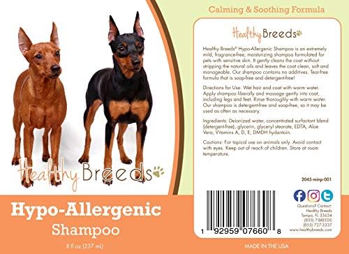 Healthy Breeds Miniature Pinscher Hypo-Allergenic Shampoo 8 oz