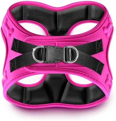 Comfort Fit Dog Harness Soft Padded No Pull Harness with Adjustable Buckles for Small Medium Large Dogs Step in Pet Vest with Easy Control Handle for Walking Jogging Running Training Dogs & Puppies