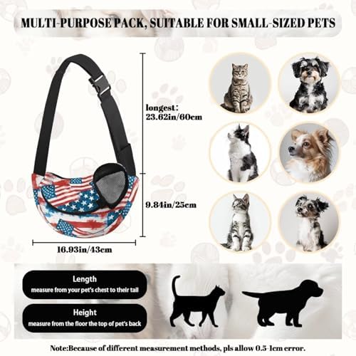 COEQINE Personalized Dog Carrier Sling for Small Dog 3-10 Ibs, Women Purse Walking Fit Small Medium Dogs Cat Brethable Fire Flame Black Red Custome Name Print Purry Crossbody Pouch for Travel