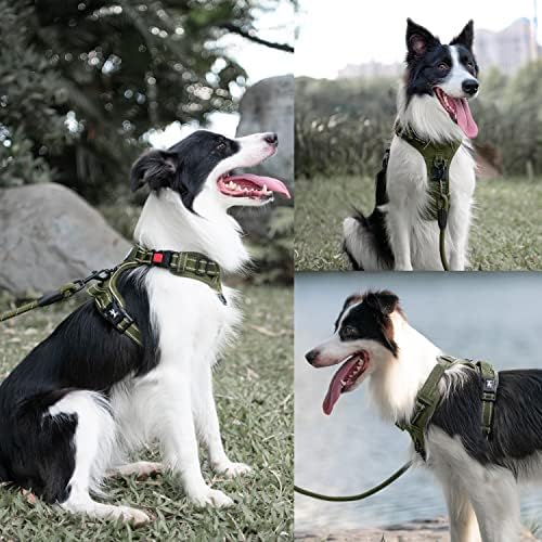 PoyPet Dog Harness and Leash Set, No Pull Vest with Front Clip and Handle