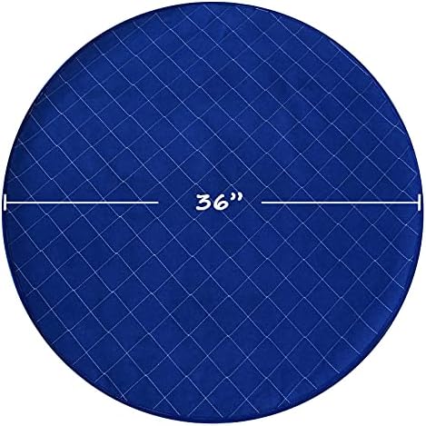 Washable Pee Pads for Dogs, Reusable 36" Round Whelping Pads