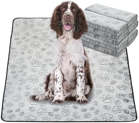 Qeils Reusable Puppy Pads, Washable Pee Pads, Leakproof 48"x 30" 16 Pack