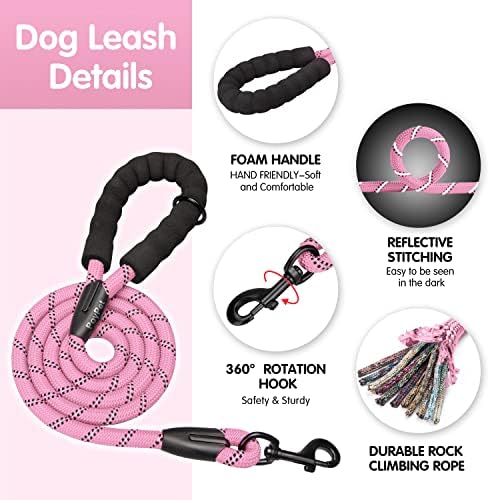 PoyPet Dog Harness and Leash Set, No Pull Vest with Front Clip and Handle