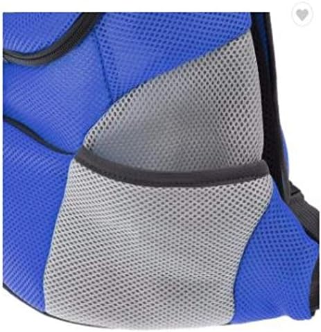 TWC Dog Cat Pet Carrier Backpack Carrier Bag with Opening for Neck and Head (Pink, Black and Blue) (Pink)