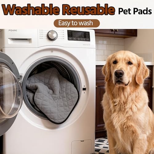 Washable Dog Pee Pads, Waterproof Training Mat,Large
