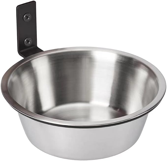 FOYO Elevated Dog Bowls, Raised Dog Food and Water Bowls,Wall Mounted Pet Comfort Feeding Bowls for Medium Dogs