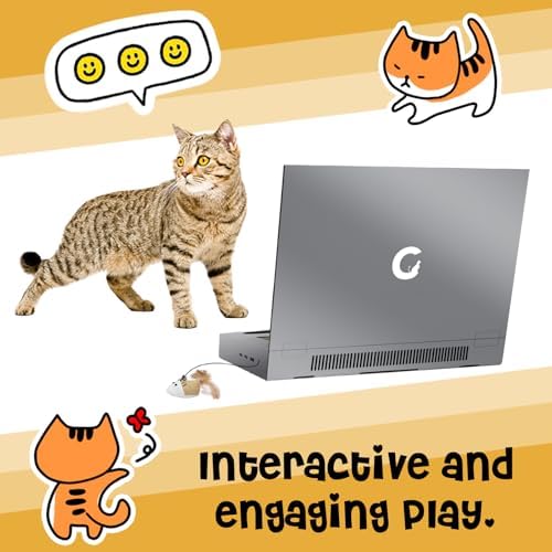 3-in-1 Cardboard Cat Scratcher Laptop, Grey