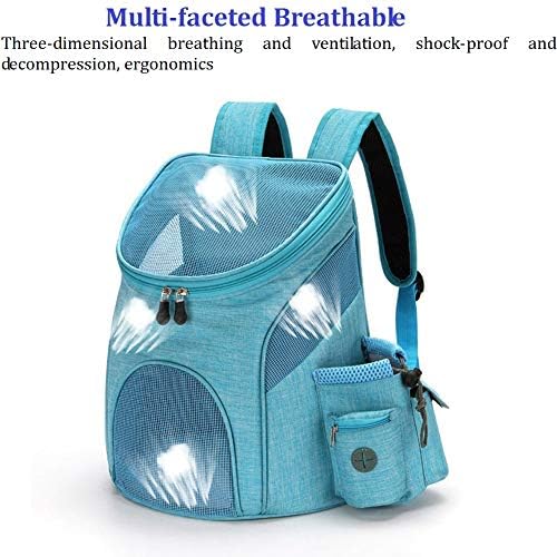ETOPARS Pet Carrier Backpacks, Bag Carrier Pet Outdoor Backpack, Dog Travel Bag for Walking Hiking Bike and Motorcycle