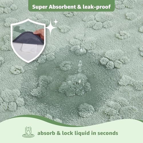LOOBANI Washable Pee Pads for Dogs, Potty Training, 36"x24", 2-Pack