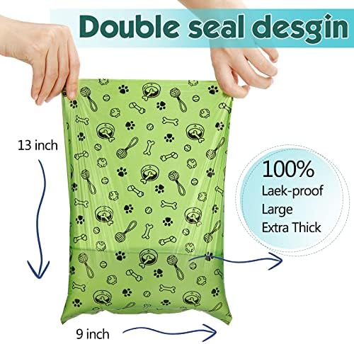 1080PCS Dog Poop Bags Bulk– Strong Leakproof for Clean Hands
