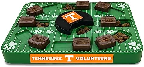 Pets First NCAA Tennessee Volunteers Puzzle Toy, Puzzle Treat Dog Toy, Interactive Dog Treat Toy, Dog Puzzle Fedding Slow Toy