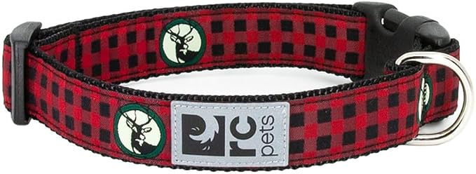 RC Pets 1 Inch Adjustable Dog Clip Collar, Medium, Urban Woodsman
