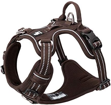 TRUE LOVE Dog Harness No Pull Nylon Reflective Pet Harness Adjustable Comfortable Control Step-in Brilliant Colors Truelove TLH56512