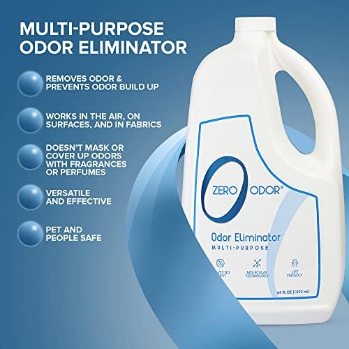 Zero Odor Multi-Purpose Odor Eliminator, Fabric & Room Deodorizer, 2-Pack