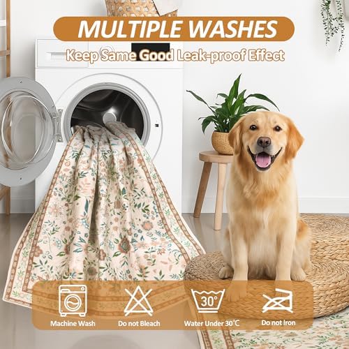 Washable Pee Pad for Dogs, 2 Pack Large Reusable Puppy Pads, 36"x36"
