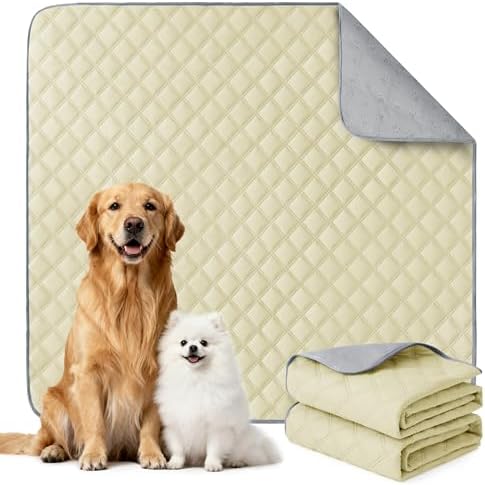 Eterish Washable Pee Pads for Dogs Extra Large 36'' x 48'' 2 Pack