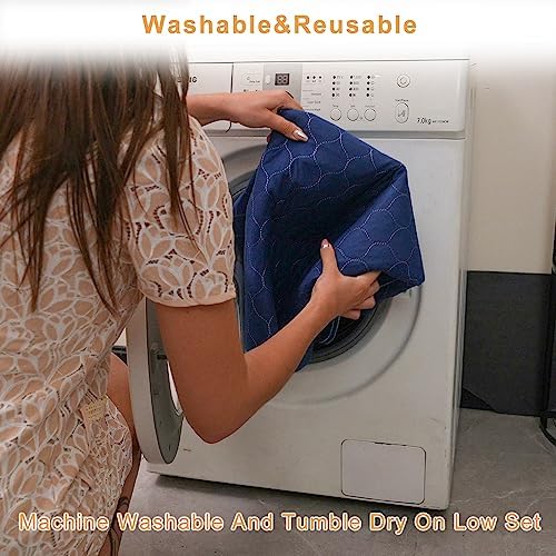 2Pack Dog Pads Washable 53”x65”,Pee Pads Waterproof,Anti Skid for Whelping Training