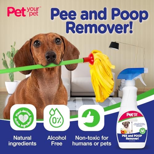 Dog Pee and Poop Remover Spray, 16 Fl Oz