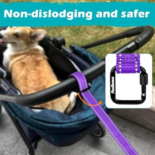 PetBonus Dog Leash Wrist Strap with Lockable Clip for Dog Retractable Leash