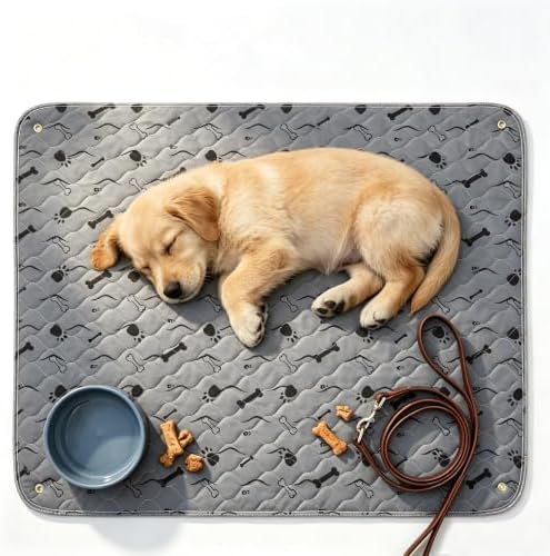 Washable Pee Pad Dog,Waterproof Puppy Training Mat, Reusable Pet Bed Pad