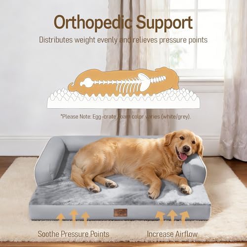 Comfort Expression Orthopedic XL Dog Bed for Large and Extra Large Dogs