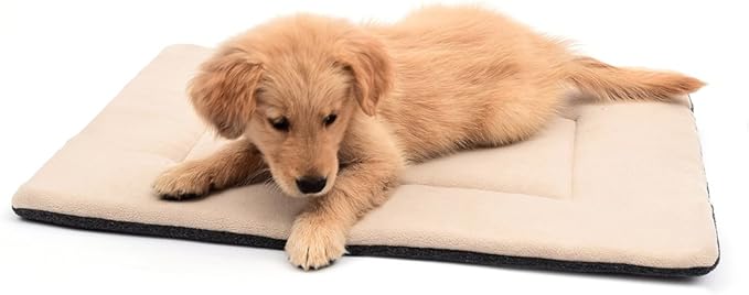 Large Dog Bed 36x23, Washable Flat Pet Bed, Reversible Dog Crate Pad | Double Sided Pet Bed, Dog Beds Large Sized Dog, Machine Washable Flat Dog Bed, Dog Mat