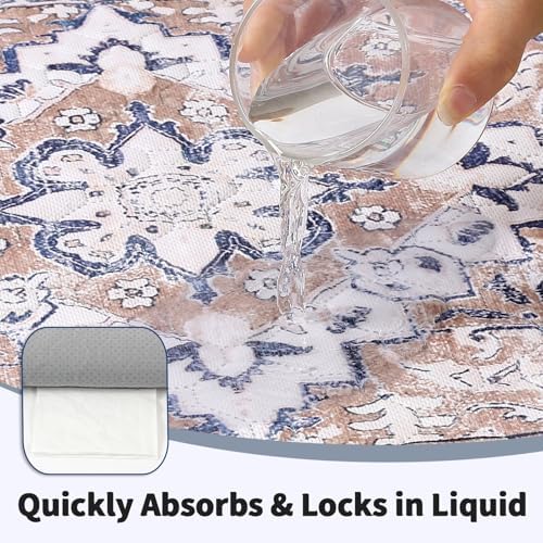 Washable Pee Pads for Dogs and Cats 2 Pack Reusable Puppy Training Pads 41"x36" Super Absorbent Waterproof Dog Training Pads, Non-Slip and Leak-Proof Whelping Pads for Pet Housebreaking Light Brown