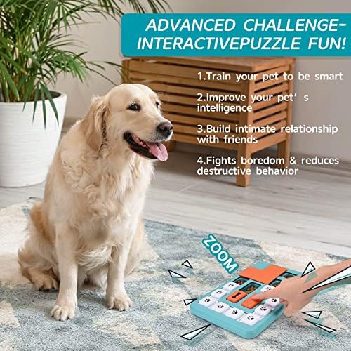 FOXMM Dog Puzzle Toys - Interactive IQ Training & Mental Stimulating Toys