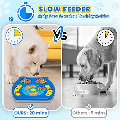 Joansan Dog Puzzle Toy, Enrichment Toy Treat Dispenser for IQ Stimulation