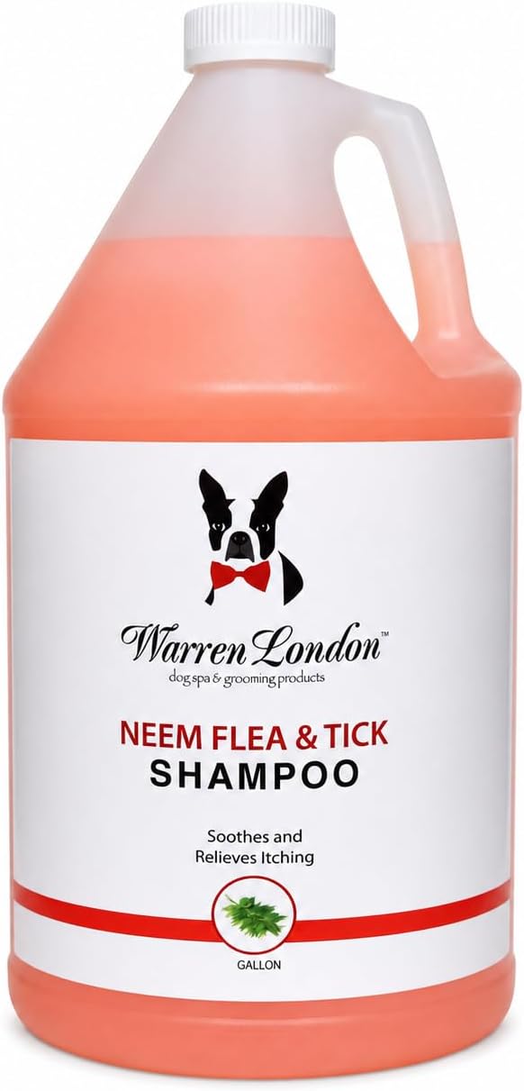 Warren London Neem & Oatmeal Dog Shampoo, 8:1 Concentrate, 1 Gallon