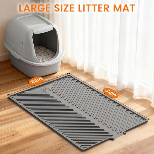 Cat Litter Box Mat Large Litter Trapping Mat for Cat