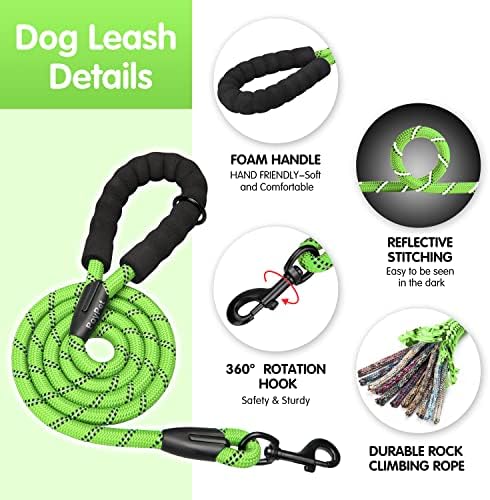 PoyPet Dog Harness and Leash Set, No Pull Vest with Front Clip and Handle