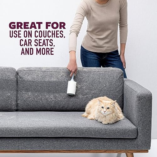 Scotch-Brite Pet Extra Sticky Lint Roller for Pet Hair, Furniture and Clothes, 70 Sheets (Pack of 2)