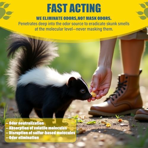 Skunk Odor Remover Spray for Pets, Clothing, Fabric & Home