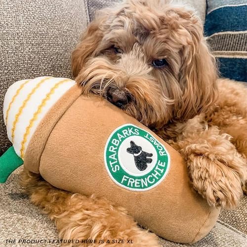Haute Diggity Dog Starbarks Frappawcino Plush Dog Toy, Drink Parody Toy