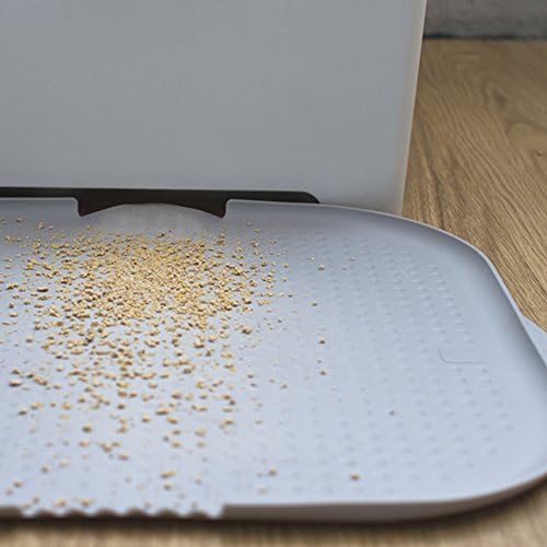 Modkat Katch Cat Litter Mat, Traps Litter, Non-Slip, Waterproof, Grey