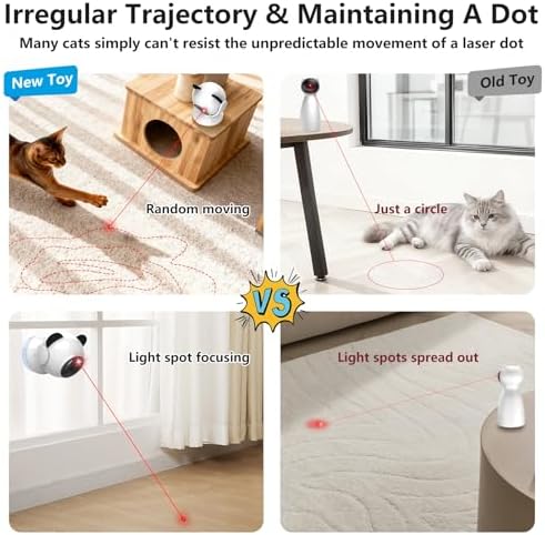 Saolife Laser Cat Toys for Indoor Cats, Interactive Cat Toy Automatic