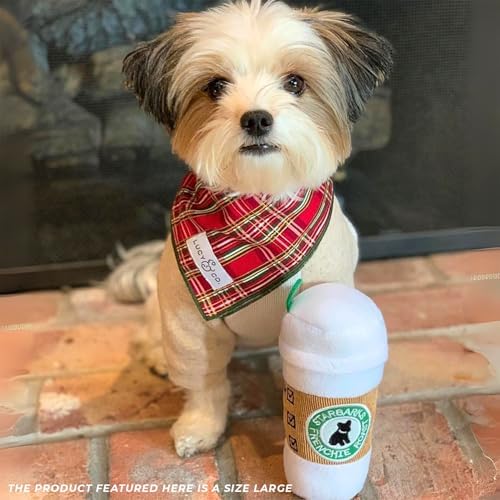 Haute Diggity Dog Starbarks Coffee Cup Plush Dog Toy, Drink Parody Chew Toy