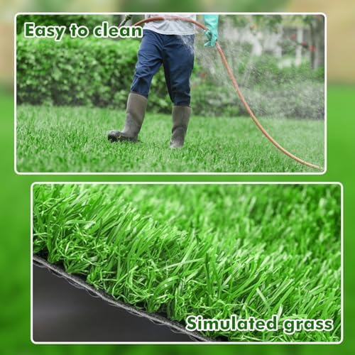 Artificial Grass Rug Turf for Dogs Indoor Outdoor Fake Grass for Dogs Potty Training Area Patio Lawn Decoration (98.3 x 39.4 Inch (Pack of 1))