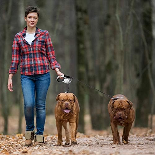 EXPAWLORER Dual Retractable Dog Leash