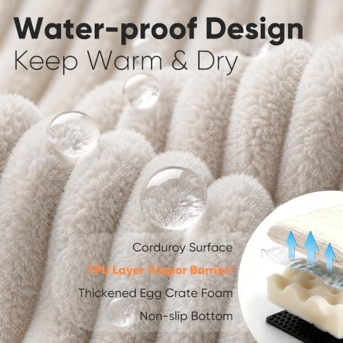 FUKUMARU Cute Dog Bed, Thickened Orthopedic Dog Sofa, Waterproof&Washable