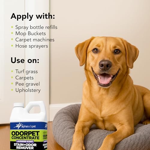 ATP OdorPet Concentrated Stain and Odor Remover, Lavender Scent, 64 Fl Oz