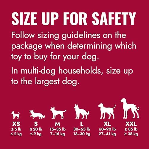 KONG Classic Stuffable Dog Toy - Fetch & Chew Toy for Dogs - Treat-Filling Capabilities & Erratic Bounce for Extended Play Time - Durable Natural Rubber Material - for Large Dogs (Pack of 3)