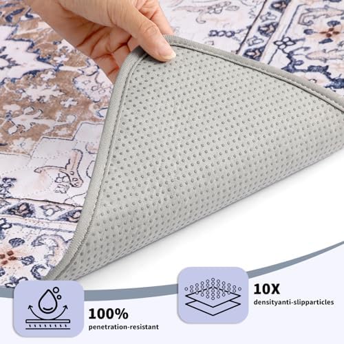 Washable Pee Pads for Dogs and Cats 2 Pack Reusable Puppy Training Pads 41"x36" Super Absorbent Waterproof Dog Training Pads, Non-Slip and Leak-Proof Whelping Pads for Pet Housebreaking Light Brown